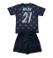 Billige Forenede Stater Timothy Weah #21 Udebanetrøje Børn VM 2026 Kort ærmer (+ bukser)