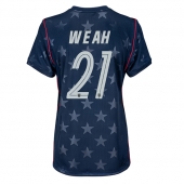 Billige Forenede Stater Timothy Weah #21 Udebanetrøje Dame VM 2026 Kort ærmer