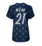 Billige Forenede Stater Timothy Weah #21 Udebanetrøje Dame VM 2026 Kort ærmer