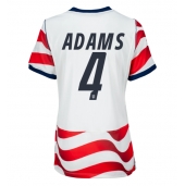 Billige Forenede Stater Tyler Adams #4 Hjemmebanetrøje Dame VM 2026 Kort ærmer