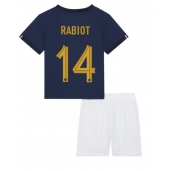 Billige Frankrig Adrien Rabiot #14 Hjemmebanetrøje Børn VM 2022 Kort ærmer (+ bukser)