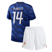 Billige Frankrig Adrien Rabiot #14 Hjemmebanetrøje Børn VM 2026 Kort ærmer (+ bukser)