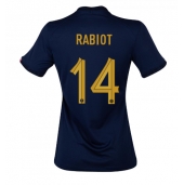 Billige Frankrig Adrien Rabiot #14 Hjemmebanetrøje Dame VM 2022 Kort ærmer
