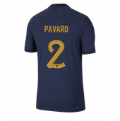 Billige Frankrig Benjamin Pavard #2 Hjemmebanetrøje VM 2022 Kort ærmer