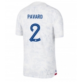 Billige Frankrig Benjamin Pavard #2 Udebanetrøje VM 2022 Kort ærmer