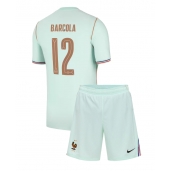 Billige Frankrig Bradley Barcola #12 Udebanetrøje Børn VM 2026 Kort ærmer (+ bukser)