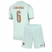 Billige Frankrig Eduardo Camavinga #6 Udebanetrøje Børn VM 2026 Kort ærmer (+ bukser)