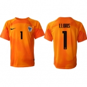 Billige Frankrig Hugo Lloris #1 Målmand Hjemmebanetrøje VM 2022 Kort ærmer