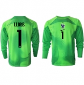 Billige Frankrig Hugo Lloris #1 Målmand Udebanetrøje VM 2022 Lange ærmer