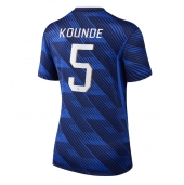 Billige Frankrig Jules Kounde #5 Hjemmebanetrøje Dame VM 2026 Kort ærmer
