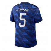 Billige Frankrig Jules Kounde #5 Hjemmebanetrøje VM 2026 Kort ærmer