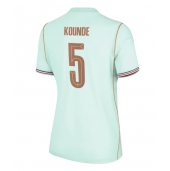 Billige Frankrig Jules Kounde #5 Udebanetrøje Dame VM 2026 Kort ærmer