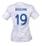 Billige Frankrig Karim Benzema #19 Udebanetrøje Dame VM 2022 Kort ærmer