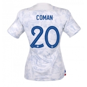 Billige Frankrig Kingsley Coman #20 Udebanetrøje Dame VM 2022 Kort ærmer
