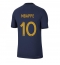 Billige Frankrig Kylian Mbappe #10 Hjemmebanetrøje VM 2022 Kort ærmer