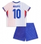 Billige Frankrig Kylian Mbappe #10 Udebanetrøje Børn EM 2024 Kort ærmer (+ bukser)