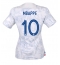 Billige Frankrig Kylian Mbappe #10 Udebanetrøje Dame VM 2022 Kort ærmer