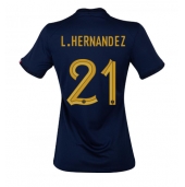 Billige Frankrig Lucas Hernandez #21 Hjemmebanetrøje Dame VM 2022 Kort ærmer