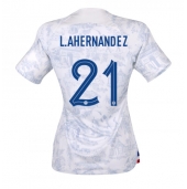 Billige Frankrig Lucas Hernandez #21 Udebanetrøje Dame VM 2022 Kort ærmer