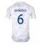Billige Frankrig Matteo Guendouzi #6 Udebanetrøje VM 2022 Kort ærmer