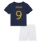 Billige Frankrig Olivier Giroud #9 Hjemmebanetrøje Børn VM 2022 Kort ærmer (+ bukser)