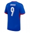 Billige Frankrig Olivier Giroud #9 Hjemmebanetrøje EM 2024 Kort ærmer