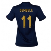 Billige Frankrig Ousmane Dembele #11 Hjemmebanetrøje Dame VM 2022 Kort ærmer
