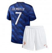 Billige Frankrig Ousmane Dembele #7 Hjemmebanetrøje Børn VM 2026 Kort ærmer (+ bukser)