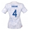 Billige Frankrig Raphael Varane #4 Udebanetrøje Dame VM 2022 Kort ærmer