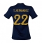 Billige Frankrig Theo Hernandez #22 Hjemmebanetrøje Dame VM 2022 Kort ærmer