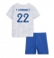 Billige Frankrig Theo Hernandez #22 Udebanetrøje Børn VM 2022 Kort ærmer (+ bukser)