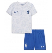 Billige Frankrig Udebanetrøje Børn VM 2022 Kort ærmer (+ bukser)