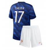 Billige Frankrig William Saliba #17 Hjemmebanetrøje Børn VM 2026 Kort ærmer (+ bukser)