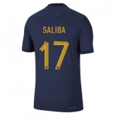 Billige Frankrig William Saliba #17 Hjemmebanetrøje VM 2022 Kort ærmer
