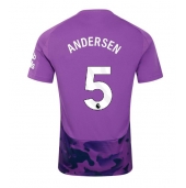 Billige Fulham Joachim Andersen #5 Tredje trøje 2024-25 Kort ærmer