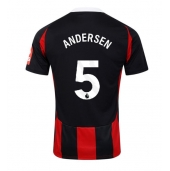 Billige Fulham Joachim Andersen #5 Udebanetrøje 2024-25 Kort ærmer