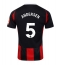 Billige Fulham Joachim Andersen #5 Udebanetrøje 2024-25 Kort ærmer