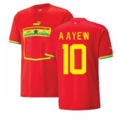 Billige Ghana Andre Ayew #10 Udebanetrøje VM 2022 Kort ærmer