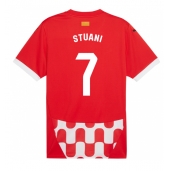 Billige Girona Cristhian Stuani #7 Hjemmebanetrøje 2024-25 Kort ærmer