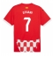 Billige Girona Cristhian Stuani #7 Hjemmebanetrøje 2024-25 Kort ærmer