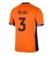 Billige Holland Matthijs de Ligt #3 Hjemmebanetrøje EM 2024 Kort ærmer