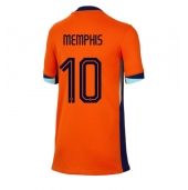 Billige Holland Memphis Depay #10 Hjemmebanetrøje Dame EM 2024 Kort ærmer