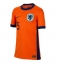 Billige Holland Nathan Ake #5 Hjemmebanetrøje Dame EM 2024 Kort ærmer