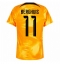 Billige Holland Steven Berghuis #11 Hjemmebanetrøje VM 2022 Kort ærmer