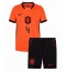 Billige Holland Virgil van Dijk #4 Hjemmebanetrøje Børn VM 2026 Kort ærmer (+ bukser)