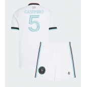 Billige Inter Miami Casemiro #5 Tredje trøje Børn 2026-27 Kort ærmer (+ bukser)
