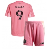 Billige Inter Miami Luis Suarez #9 Hjemmebanetrøje Børn 2025-26 Kort ærmer (+ bukser)