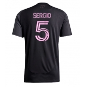 Billige Inter Miami Sergio Busquets #5 Udebanetrøje 2025-26 Kort ærmer