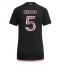 Billige Inter Miami Sergio Busquets #5 Udebanetrøje Dame 2024-25 Kort ærmer
