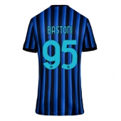 Billige Inter Milan Alessandro Bastoni #95 Hjemmebanetrøje Dame 2025-26 Kort ærmer